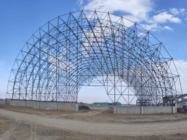 鞍山体育场网架结构